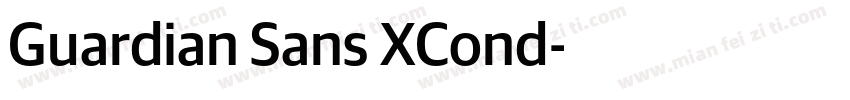 Guardian Sans XCond字体转换